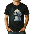 Maltipoo Starry Night Van Gogh Maltipoo Mom Dad Owner Men's Casual T-Shirt Black