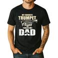 Marching Band Dad My Favorite Trumpet Player Calls Me Dad Men's Casual T-Shirt Black Marching Band Dad My Favorite Trumpet Player Calls Me Dad Men's Casual T-Shirt Black