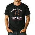 Marvel Deadpool Father's Day Who Tells Dad Jokes This Guy Men's Casual T-Shirt Black