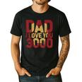 Marvel Iron Man Dad I Love You 3000 Text Fill Father's Day Small Men's Casual T-Shirt Black
