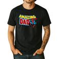Marvel Spider-Man Amazing Dad Comic Book Father's Day Men's Casual T-Shirt Black