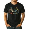 Matching Gamer Tee For Dad Mom & Kids Player 123 Men's Casual T-Shirt Black