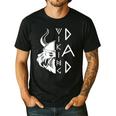 Men Celtic Norse Mythology Viking Dad Men's Casual T-Shirt Black