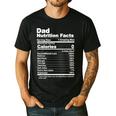 Miftees Fathers Day Tees Dad Nutrition Facts Men's Casual T-Shirt Black