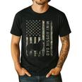 Mini Aussie Dad Australian Shepherd Dog Camo USA Flag Men's Casual T-Shirt Black