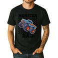 Monster Truck Dad Family Matching Monster Trucks Birthday Men's Casual T-Shirt Black