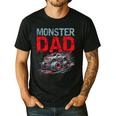 Monster Truck Dad Father's Day Men Men's Casual T-Shirt Black