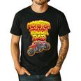Monster Truck Dad Hot Red Graffiti Style Men's Casual T-Shirt Black Monster Truck Dad Hot Red Graffiti Style Men's Casual T-Shirt Black