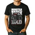 Monster Truck Dad Tshirt Men's Casual T-Shirt Black