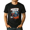 Monster Truck Dad Wheelie Cool Like Normal Dad Men's Casual T-Shirt Black