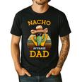 Nacho Average Dad Father Joke Vintage Cinco De Mayo Men's Casual T-Shirt Black