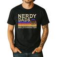 Nerdy Dad RPG Gaming D20 Tabletop Games RPG Gamer Men's Casual T-Shirt Black