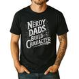 Nerdy Dads Build Character RPG Dice Father Humor Men's Casual T-Shirt Black Nerdy Dads Build Character RPG Dice Father Humor Men's Casual T-Shirt Black