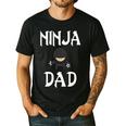 Ninja Dad Tshirt Ninja Shirt Ninja Tshirts Father Men's Casual T-Shirt Black