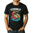 O'Fishally Retired Fishing Retirement Fisherman Dad Men's Casual T-Shirt Black O'Fishally Retired Fishing Retirement Fisherman Dad Men's Casual T-Shirt Black