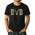 Old School Camo Dad Hunting Camouflage Deer Father's Day Men's Casual T-Shirt Black
