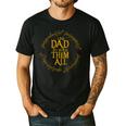 One Dad To Rule Them All Fantasy Nerd Dad Graphic Men's Casual T-Shirt Black