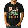 One Happy Dad Camper 1st Birthday Boy Camping Bear Men's Casual T-Shirt Black