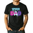 Parents Mom Spider Dad Matching Family Birthday Men's Casual T-Shirt Black