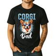 Pembroke Welsh Corgi Corgi Dad Men's Casual T-Shirt Black