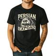 Persian Cat Dad Persian Cats Persian Cat Lover Men's Casual T-Shirt Black Persian Cat Dad Persian Cats Persian Cat Lover Men's Casual T-Shirt Black