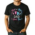 Pink Or Blue Dad Loves You Gender Reveal Men's Casual T-Shirt Black Pink Or Blue Dad Loves You Gender Reveal Men's Casual T-Shirt Black