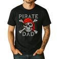 Pirate Dad Shirt Jolly Roger Crossbones Skull Halloween Men's Casual T-Shirt Black Pirate Dad Shirt Jolly Roger Crossbones Skull Halloween Men's Casual T-Shirt Black