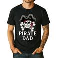 Pirate Father Pirate Dad Halloween Men's Casual T-Shirt Black