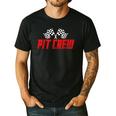 Pit Crew Family Racing Birthday Race Car For Dad Mom Kids Men's Casual T-Shirt Black Pit Crew Family Racing Birthday Race Car For Dad Mom Kids Men's Casual T-Shirt Black