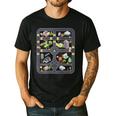 Play Cars On Dad's Back Mom's Back City Map BACK PRINT ONLY Men's Casual T-Shirt Black