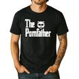 The PomFather Pomeranian Dog Dad Shirt Men Men's Casual T-Shirt Black
