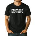 Princess Security Birthday Party Dad Daughter Team Small Men's Casual T-Shirt Black
