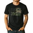Promoted To Daddy Est 2026 Camo USA Flag New Dad 2026 Men's Casual T-Shirt Black