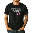 Promoted To Daddy Est 2026 Shirt New Daddy New Dad Men's Casual T-Shirt Black