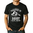 Promoted To Daddy Est 2026 Soon To Be Daddy 2026 Men's Casual T-Shirt Black