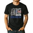 Proud Army Dad Soldier Son Patriotic Veterens Men's Casual T-Shirt Black