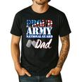 Proud Army National Guard Dad Fathers Day Shirt Men Men's Casual T-Shirt Black