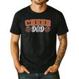 Proud Cheer Dad My Favorite Cheerleader Calls Me Dad Orange Men's Casual T-Shirt Black