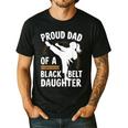 Proud Dad Of A Belt Daughter Men's Casual T-Shirt Black