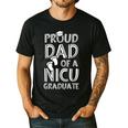 Proud Dad NICU Graduate Newborn Nurse Men's Casual T-Shirt Black Proud Dad NICU Graduate Newborn Nurse Men's Casual T-Shirt Black