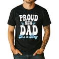 Proud New Dad It's A Boy Father To Be Soon To Be Dad Men's Casual T-Shirt Black Proud New Dad It's A Boy Father To Be Soon To Be Dad Men's Casual T-Shirt Black