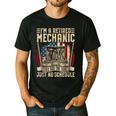 Retired Car Mechanic Tool Retirement Dad Grandpa Men Men's Casual T-Shirt Black