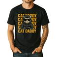 Retro Cat Daddy Style Animal For Men Women Kid Boy Girl Men's Casual T-Shirt Black