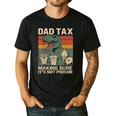 Retro Father's Day Dad Tax Making Sure It's Not Poison T Rex Men's Casual T-Shirt Black