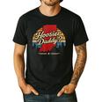 Retro Vintage US States Hoosier Daddy State Outline Desig Men's Casual T-Shirt Black Retro Vintage US States Hoosier Daddy State Outline Desig Men's Casual T-Shirt Black