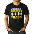 Robotics Father Robotics Dad Men's Casual T-Shirt Black