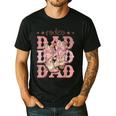 Rodeo Dad Pink Boots Coquette Cow-Girl Birthday Party Men's Casual T-Shirt Black