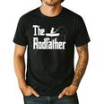 The Rodfather Fishing Dad Men's Casual T-Shirt Black