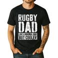 Rugby Dad Shirt Men Fathers Day Rugby Dad Men's Casual T-Shirt Black