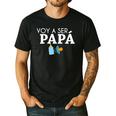 Ser Papa Voy Hacer Papa Voy A Ser Papa Dad To Be In Spanish Men's Casual T-Shirt Black Ser Papa Voy Hacer Papa Voy A Ser Papa Dad To Be In Spanish Men's Casual T-Shirt Black
